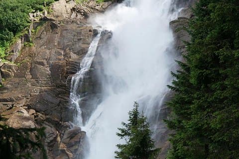 380 meters drop