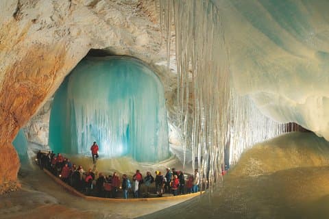 The ice caves