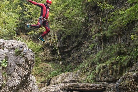 Canyoning Adventure in the Salzkammergut from Salzburg