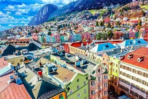 Innsbruck roofs.