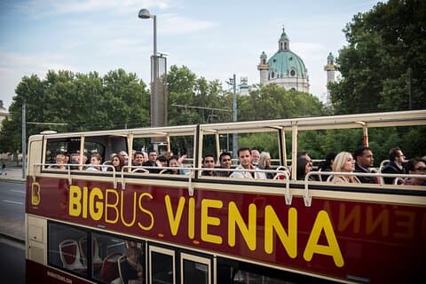 Vienna 24-hour Hop-On Hop-Off with Ferris Wheel and River Cruise