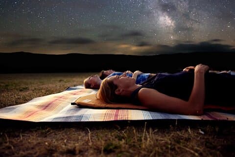 Listening experience under the starry sky in the Kaunertal Star Bowl