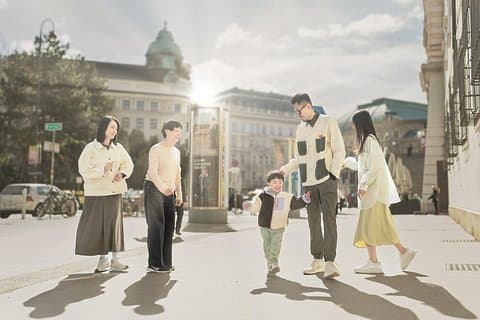 Family Sightseeing Photoshooting Vienna