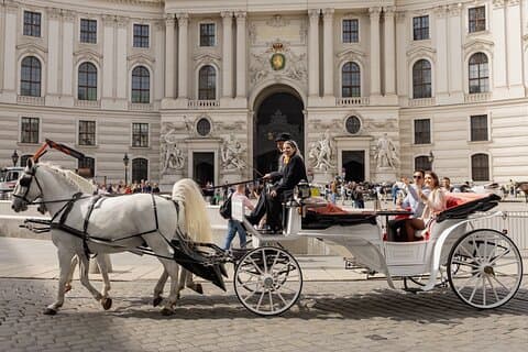 Vienna Horse-Drawn Carriage Ride with Sparkling Wine and Food