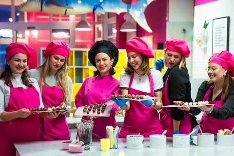 Mozart Kugel Workshop in Chocolate Museum Vienna "BO-YO"