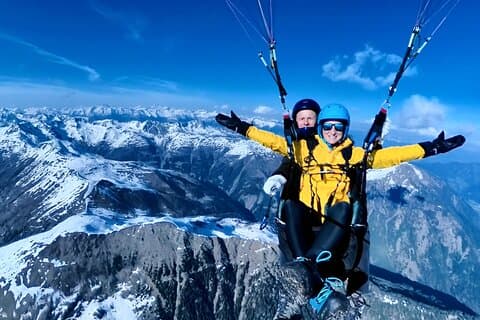 Experience Tandem Paragliding Flight Activity in Austria