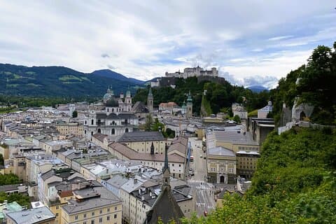 the fortress of Salzburg