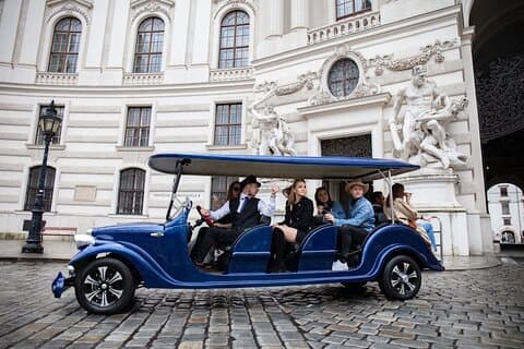 Panoramic Vienna City Tour (1 Hour) – Passing by the Most Famous Landmarks in a Classic Oldtimer Car.