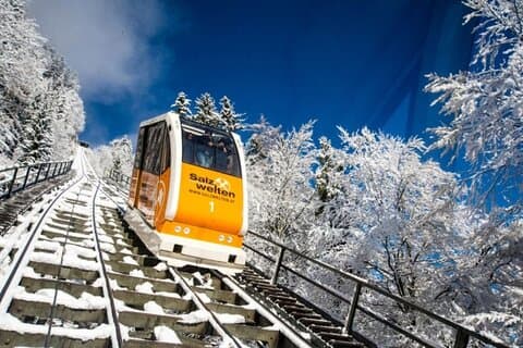 Vienna to Hallstatt and Salzburg Alpine Peaks Day Trip