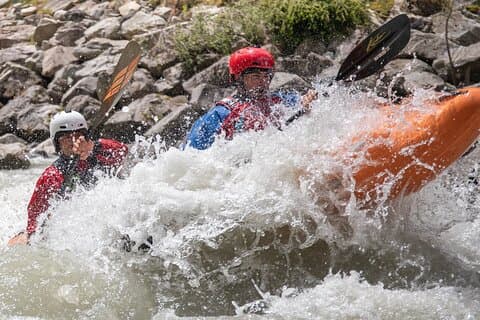 Tandem Whitewater Kayak Tour Imster Gorge & Ötztaler Ache