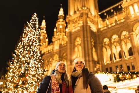 Private Vienna Historic Christmas Walking Tour with Glühwein