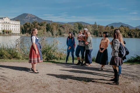 Enjoy a relaxed live music moment at Schloss Leopoldskron, one of Salzburg’s most famous historic filming locations.