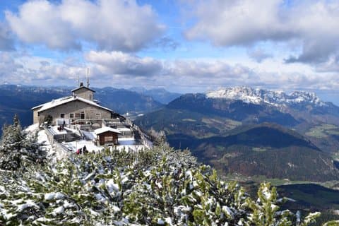 Eagle's Nest, Berchtesgaden and Ramsau with famous church and lake