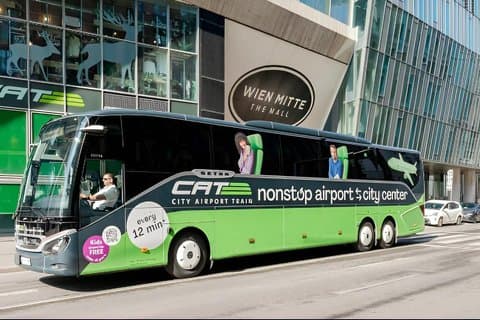 Vienna City Airport Train - CAT by Bus