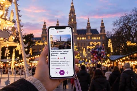 Vienna Walking Tour Christmas Markets with Audio and Quiz