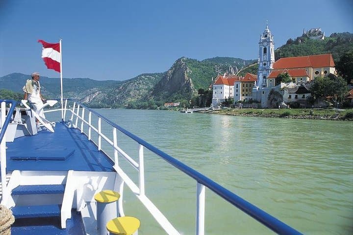 View of Duernstein in the Wachau Valley