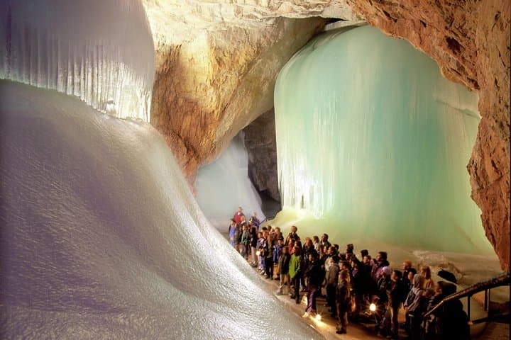 Private Werfen Ice Cave and Golling Waterfall from Salzburg