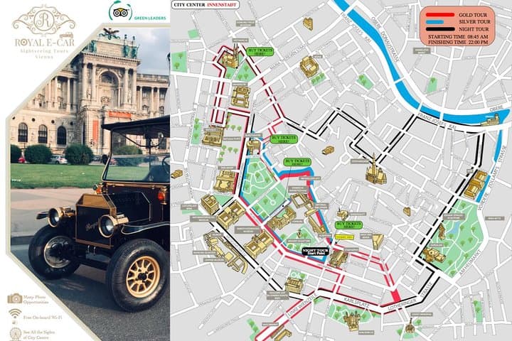Explore Vienna like a local,

City center map, vienna sightseeing map