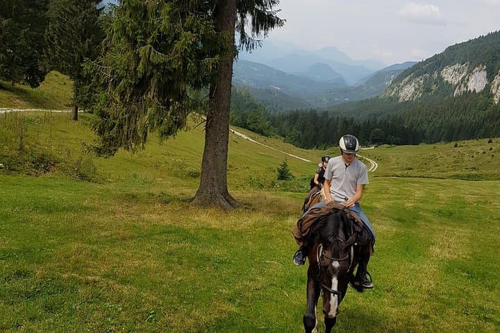 Trail riding in the Gesaeuse National Park