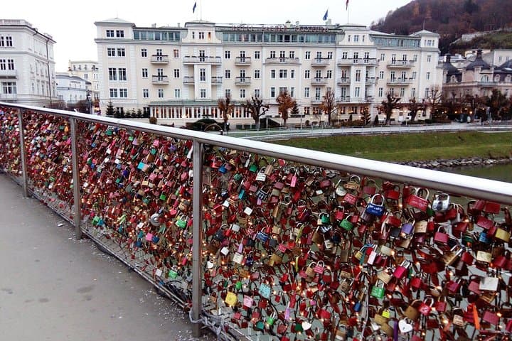 Love Lock Bridge Salzburg
