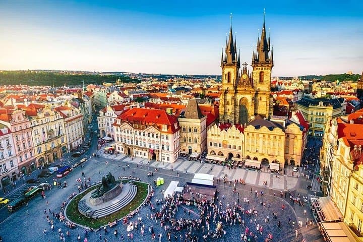 Prague old town square