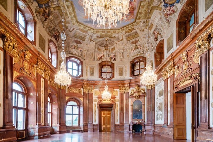 Innenaufnahme Oberes Belvedere Marmorsaal I Lukas Schaller (c) Belvedere, Wien