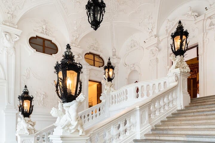 Innenaufnahme Oberes Belvedere Stiegenhaus I Lukas Schaller (c) Belvedere, Wien