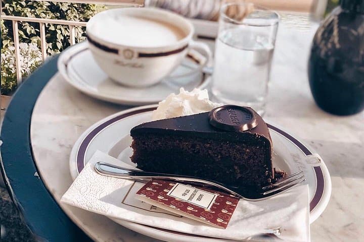 Saher cake -speciality from Austria.