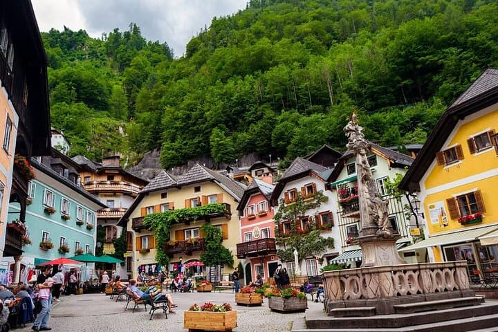 Market square of Hallstatt