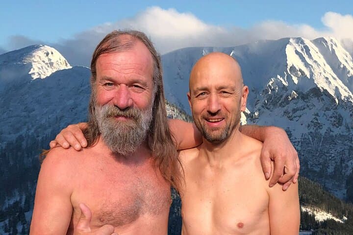 Wim Hof and Marcus Bernhardt