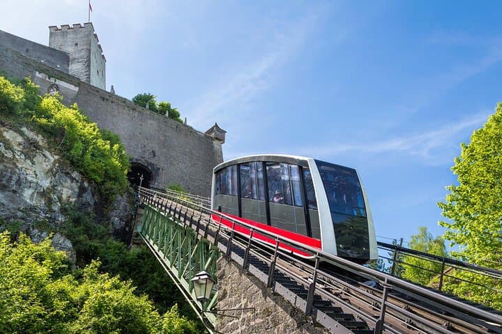 The Festungsbahn is Austria's oldest operating funicular. It runs on a short, steep route that connects the old town with the fortress. It has been bringing visitors safely up the mountain since 1892