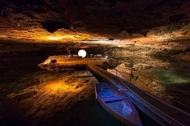 Magical reflections on the mystic subterranean salt lake