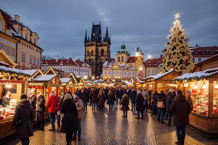 Christmas Private Daytrip - Vienna to Prague & back, English Speaking Driver