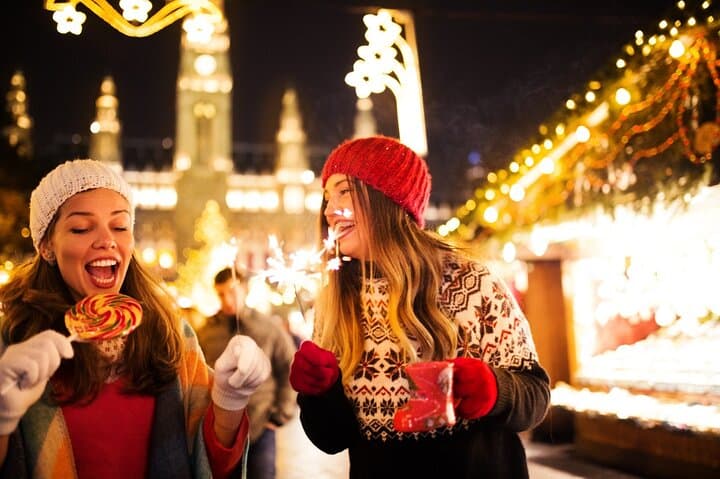Private Vienna Historic Christmas Walking Tour with Glühwein