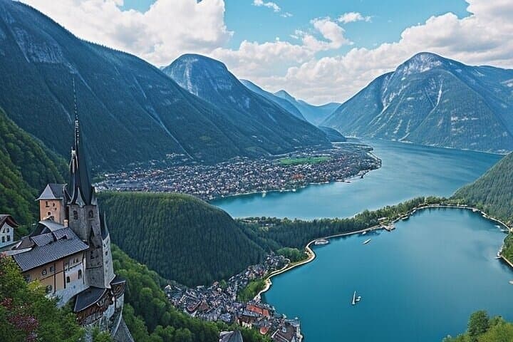 Private Tour: Hallstatt-City, Skywalk, and Salt Mine from Vienna