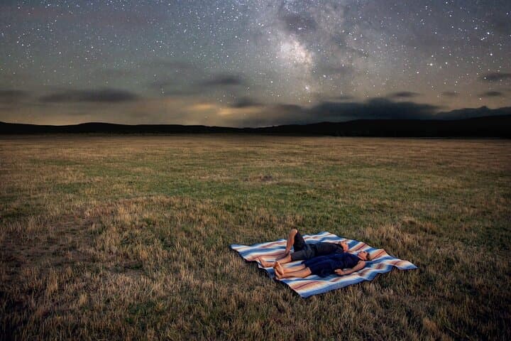 Listening experience under the starry sky in the Kaunertal Star Bowl