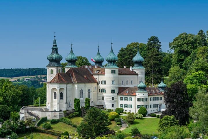 Explore the peaceful park and estate of the Habsburg family