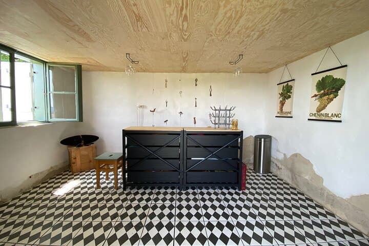 The brand new tasting room at Kaptiel Zwei Wine.