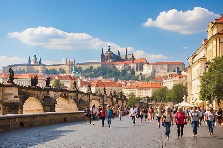 Private Transfer from Salzburg to Prague with 2h of Sightseeing