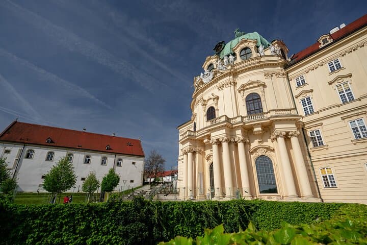 The magnificent Baroque facade of Klosterneuburg Abbey