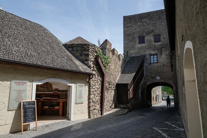 Step back in time as you walk through the ancient city gates of Dürnstein