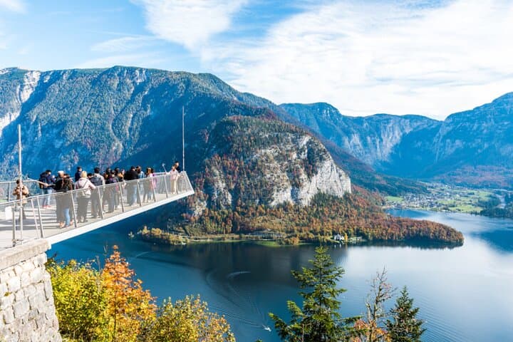 Skywalk Day trip to Hallstatt from Vienna