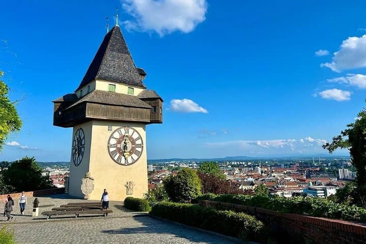 The Iconic Uhrturm: Get up close to Graz’s most famous landmark, the historic clock tower.