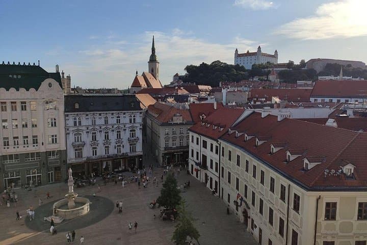 Two Countries in One Day: Enjoy panoramic views of Bratislava's medieval Old Town and the iconic hilltop castle.