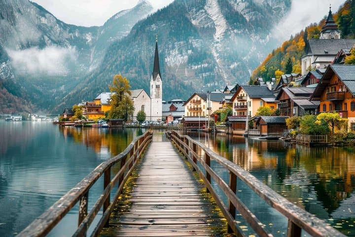 Private transfer: Vienna to Salzburg, stops in Melk and Hallstatt