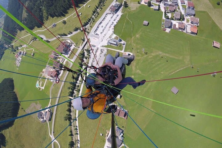 Summer Season Tandem Paragliding Flight Wald Königsleiten