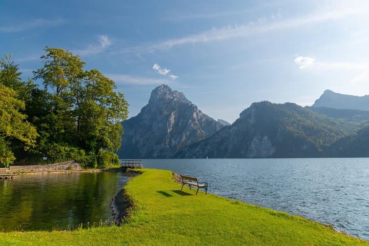 Beauty of walk at Traunkirchen