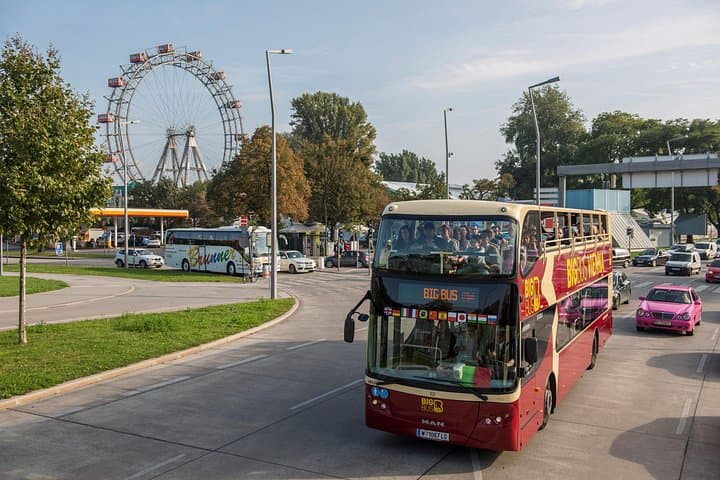 Vienna 24-hour Hop-On Hop-Off with Ferris Wheel and River Cruise