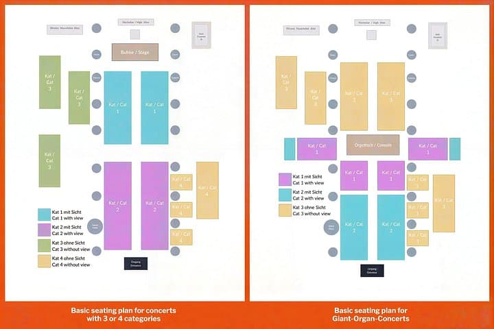 Seating Plan of St. Stephen's Cath