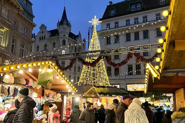 Private Vienna Historic Christmas Walking Tour with Glühwein